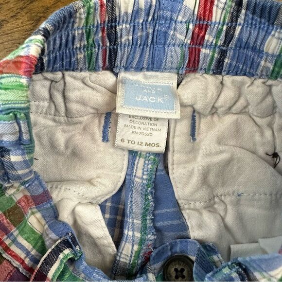 Janie and Jack Summer Social Plaid Shorts - Picture 5 of 5